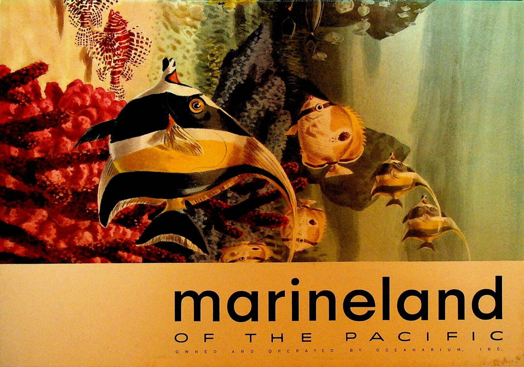 Marineland of the Pacific Booklet Palos Verdes California 1964