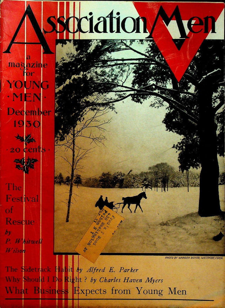 YMCA Association Men Magazine December 1930 Knute Rockne Robert Zuppke0