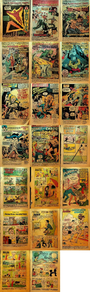 Coverless Comic Reader Lot of 20 Marvel DC Harvey Archie Dennis the Menace0