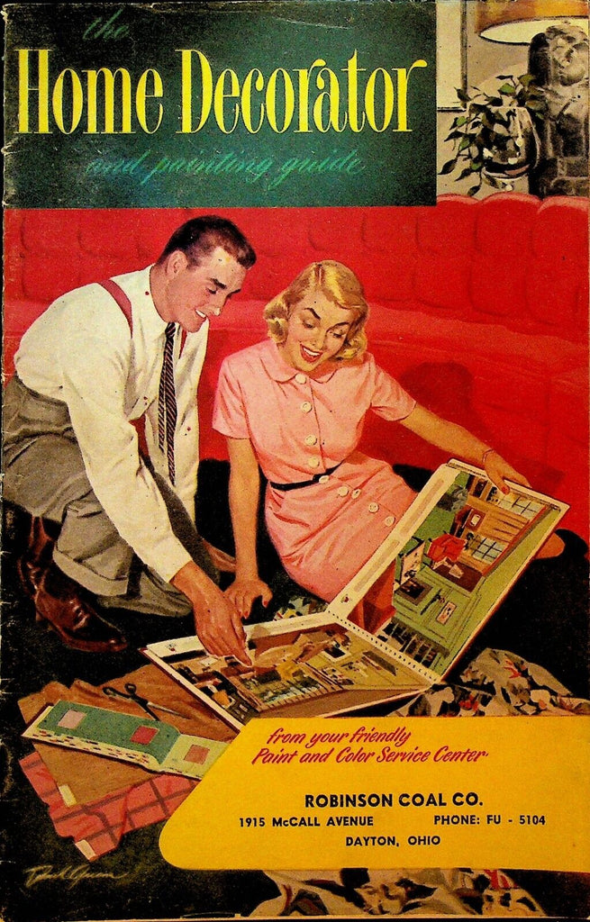 Home Decorator & Painting Guide 1951 Sherwin Williams Robinson Coal Dayton Ohio
