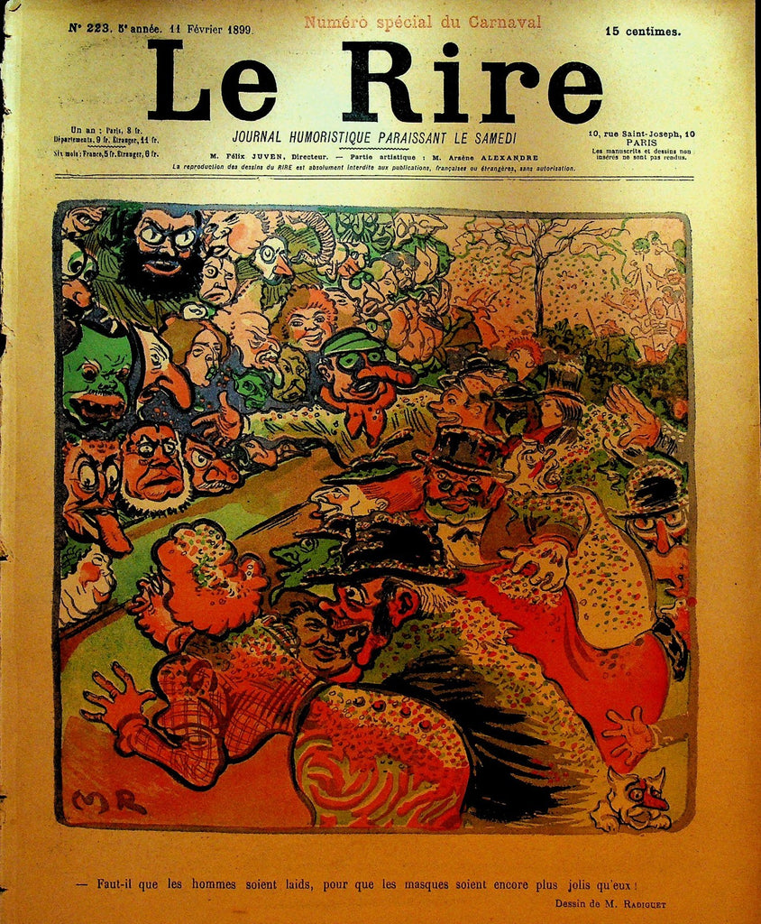 La Rire French Humor Magazine 223 February 11 18990