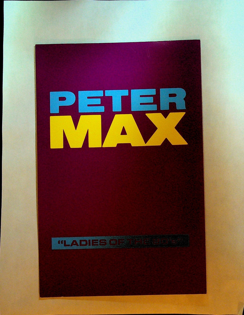 Peter Max Ladies of the 80's Hanson Art Galleries Card Blushing Beauty 19880