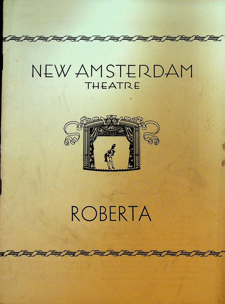 Roberta Playbill January 29 1934 Bob Hope Fay Templeton Tamara Helen Gray0
