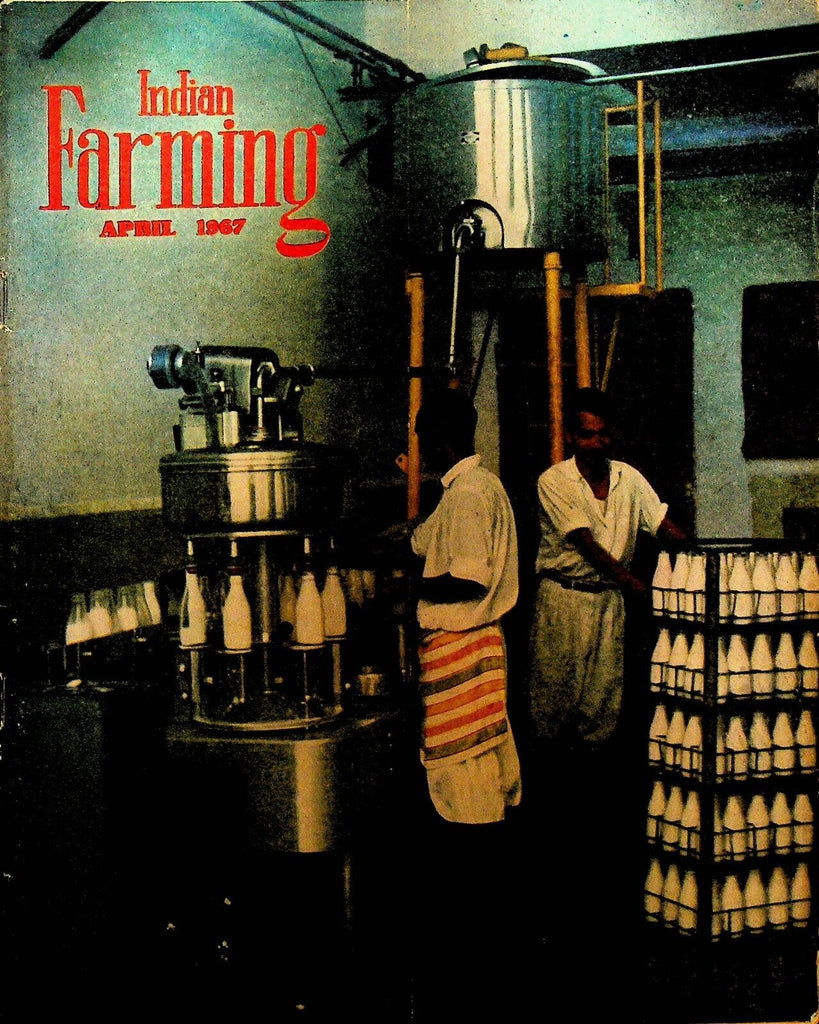 Indian Farming Magazine April 1967  HP McCormick Tractor Ad Dairy