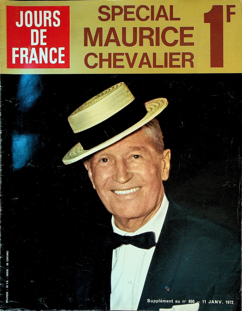 Jours De Paris Supplement January 11 1972 Maurice Chevalier0