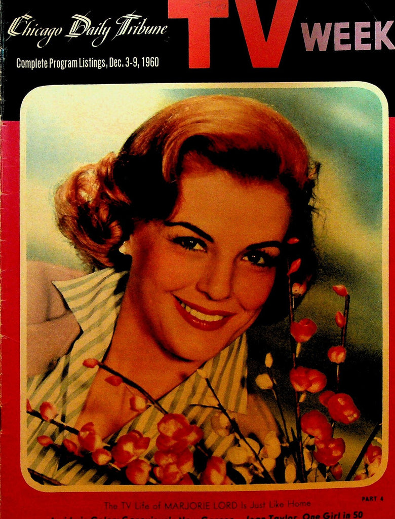 Chicago Tribune TV Week Magazine December 1 1960 Marjorie Lord Joan Taylor0