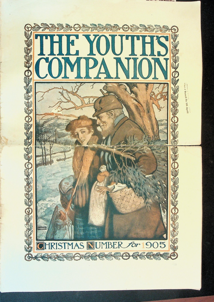Youth's Companion December 21 1905 Christmas Rugby Rev WJ Dawson Grace Richmond0