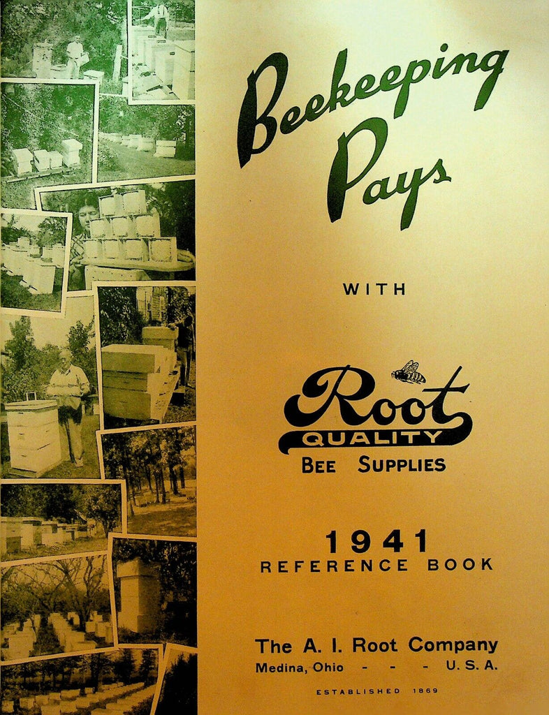 Root Quality Bee Supplies Catalog 1941 Beekeeping Pays Medina Ohio