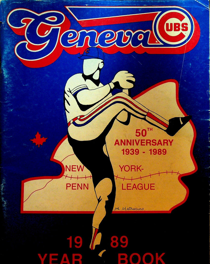 Geneva Cubs 1989 Baseball Yearbook New York Penn League0
