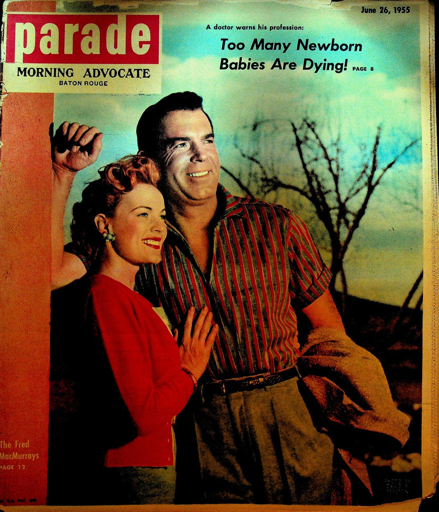 Parade Magazine June 6 1955 Fred MacMurray Jack Palance0