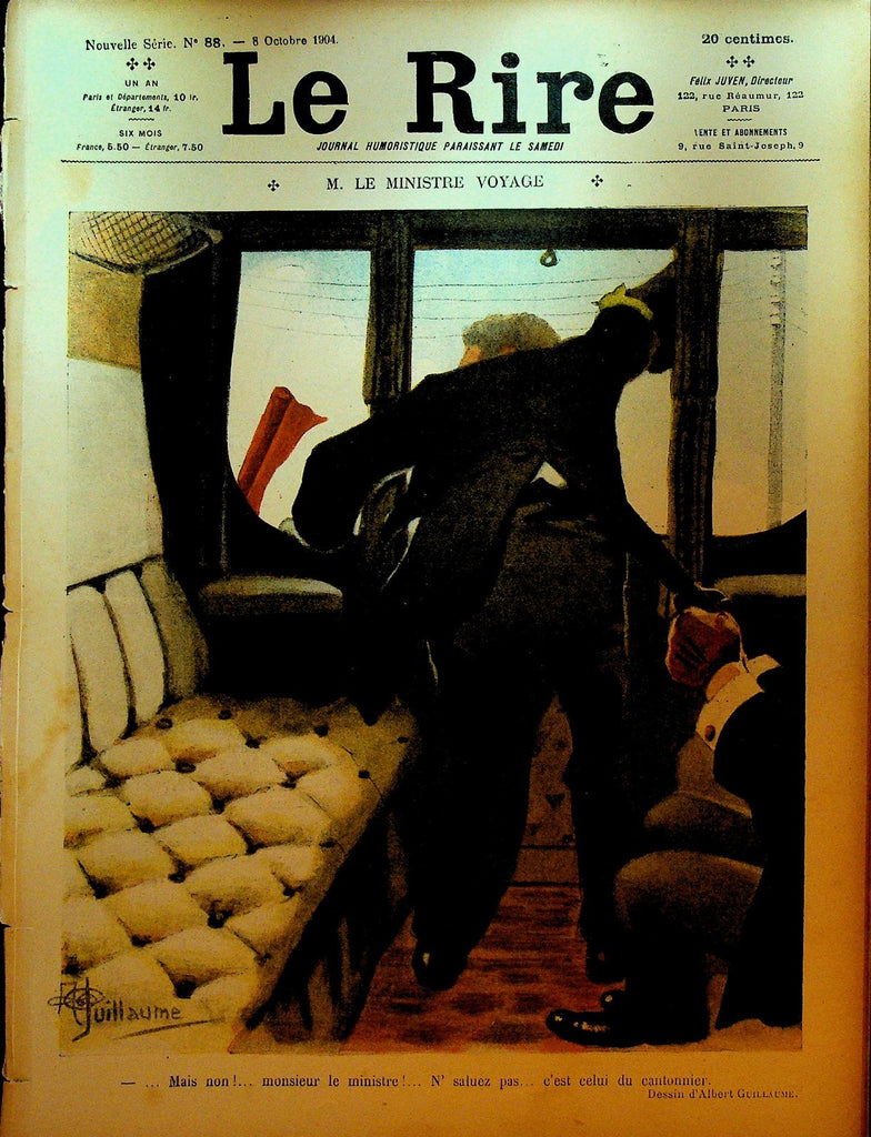 La Rire French Humor Magazine New Series 88 October 8 19040