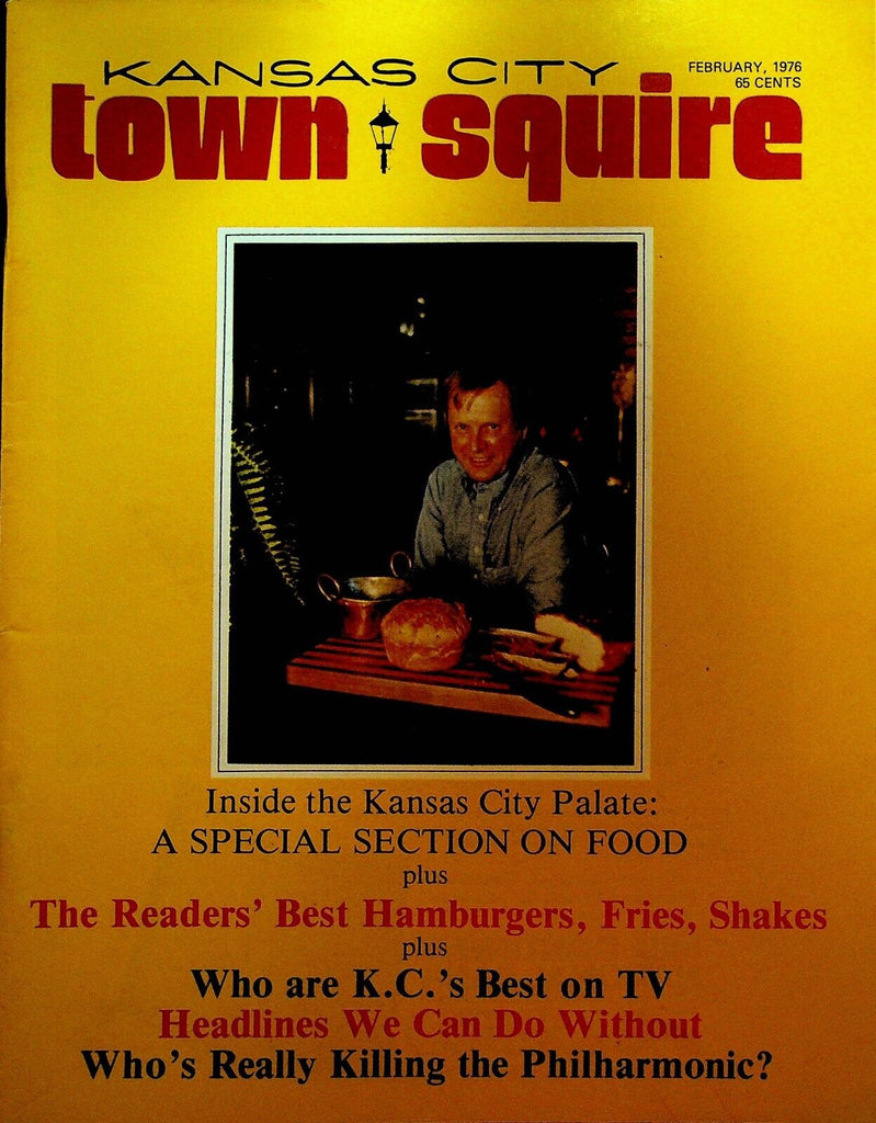 Kansas City Town Squire Magazine February 1976 Nancy Wilson Food