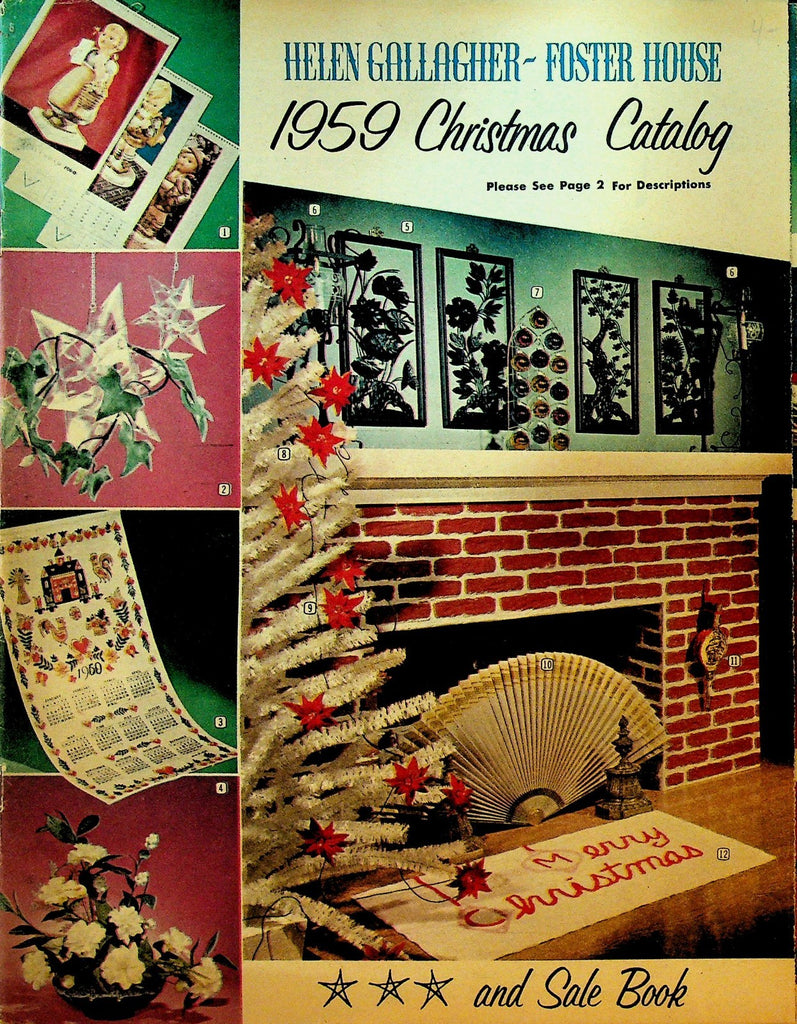 Helen Gallagher Foster House Christmas Catalog 1959 Peoria Illinois0