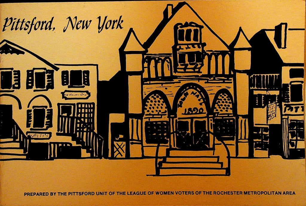 Pittsford NY Booklet 1972 League of Women Voters of Rochester Metro Area0