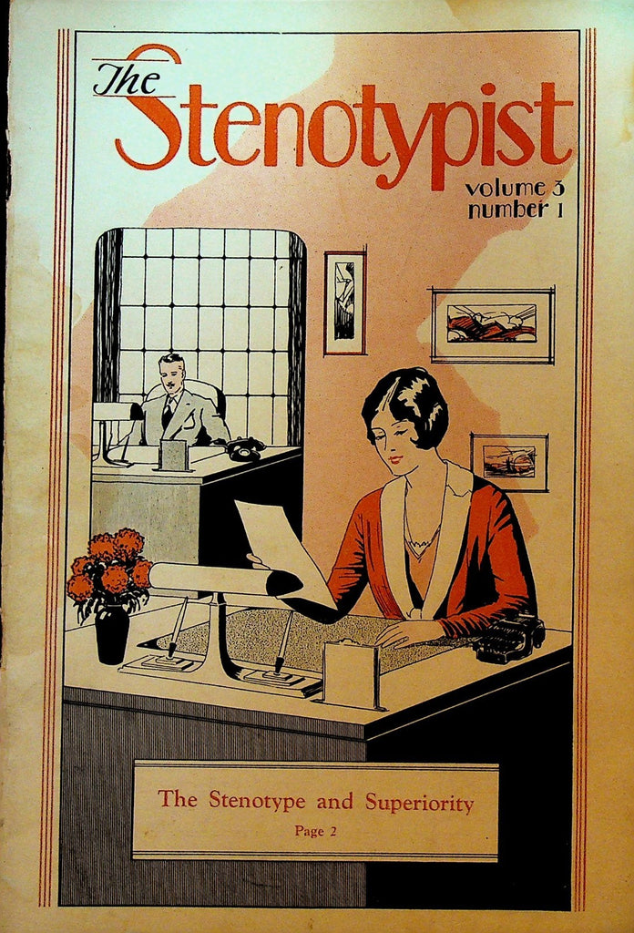 The Stenotypist Magazine V3 #1 1931 LaSalle Extension University0