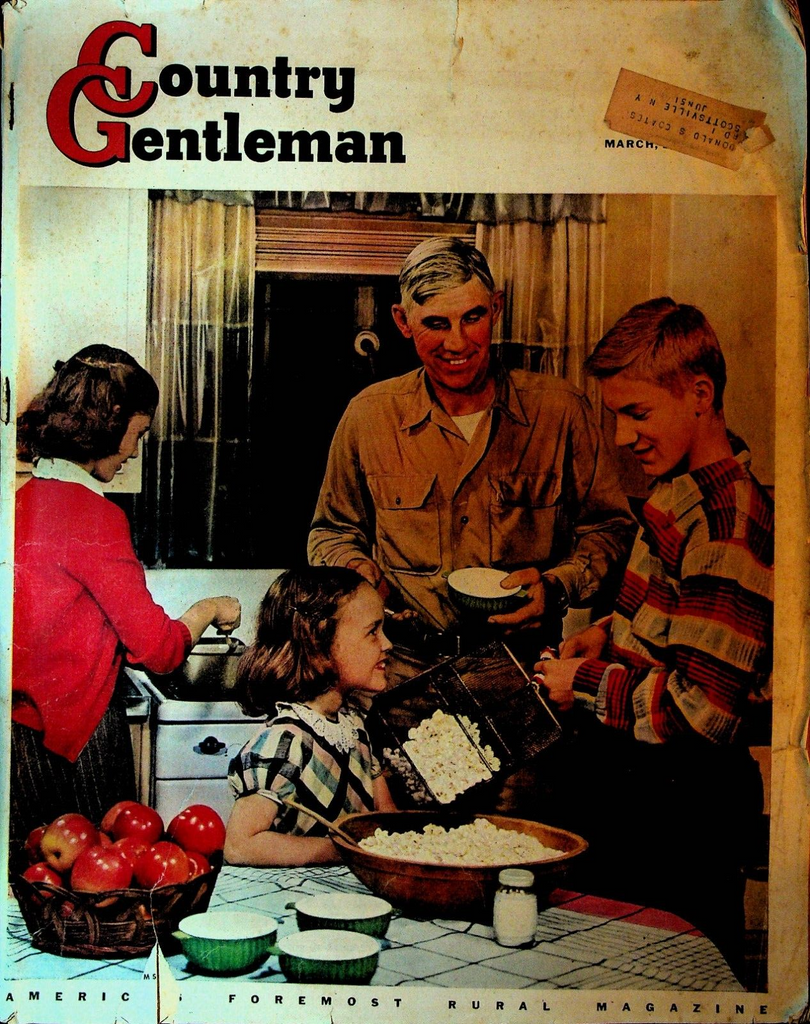 Country Gentleman Magazine March 1949 Erle Stanley Gardner Joe Knox Ben T Young
