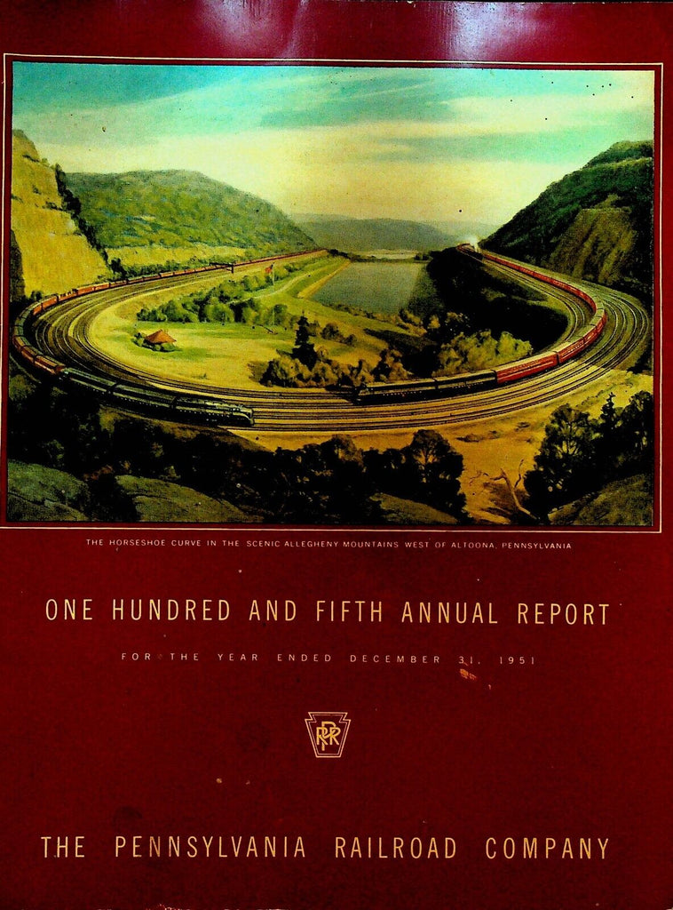 Pennsylvania Railroad Company Annual Report 1951 Trains