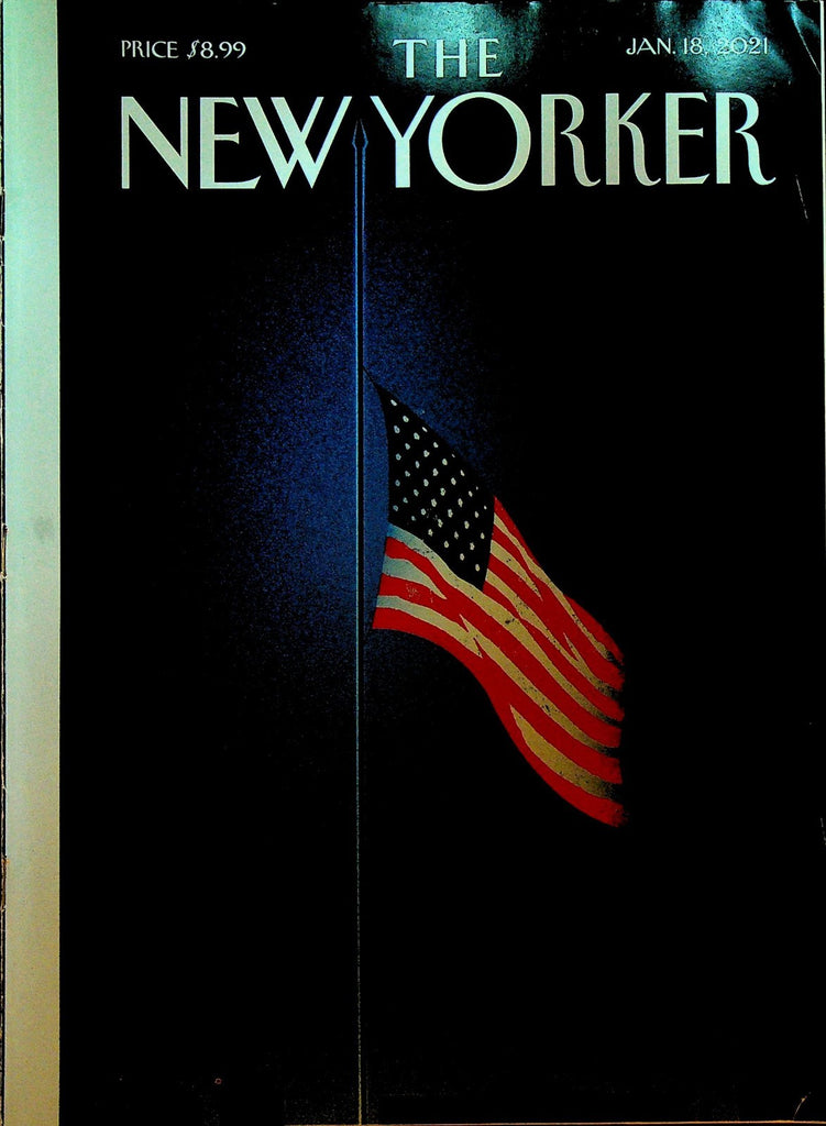 The New Yorker January 18 2021 US Flag Cover David Lesh Adrienne Kennedy0