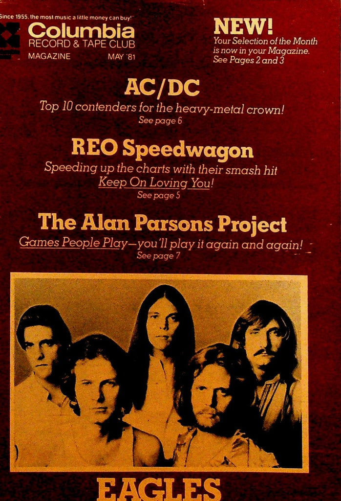 Columbia Record & Tape Club Catalog May 1981 Eagles Queen Led Zeppelin ELO0