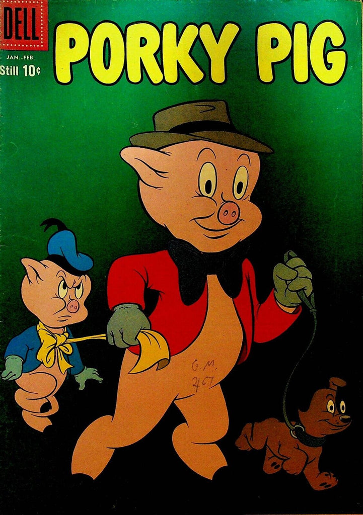 Porky Pig Comic Book 68 Dell Comics 1960 Walking the Dog