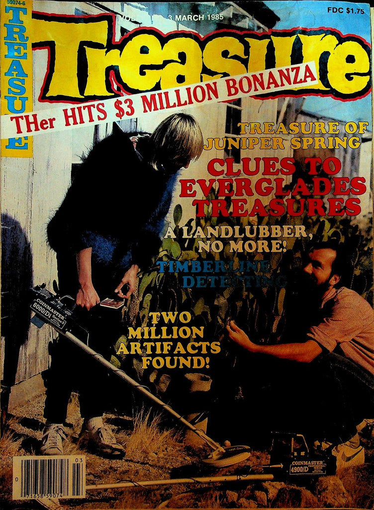 Treasure Magazine March 1985 Tim Berline Everglades Treasures0