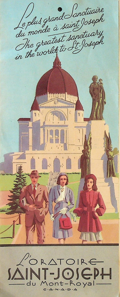 L'Oratoire Saint Joseph du Mont Royal Canada Brochure 1930s0