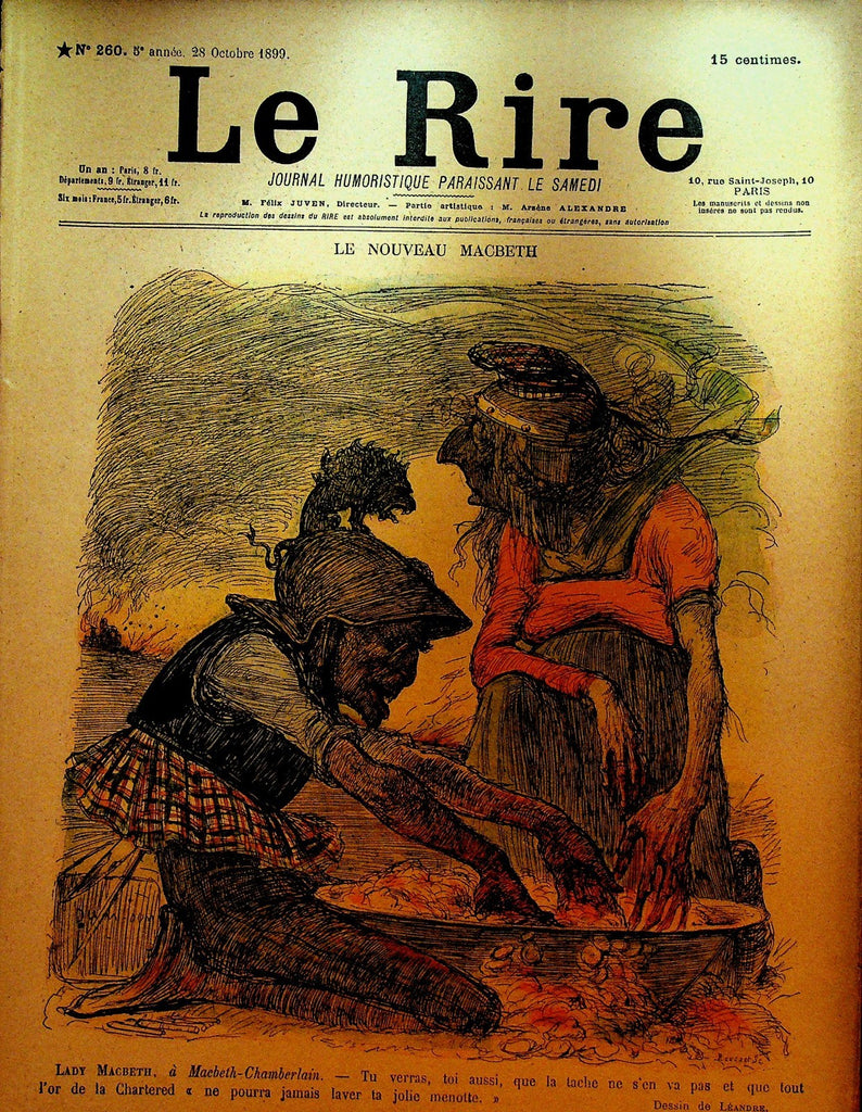 La Rire French Humor Magazine 260 October 28 18990