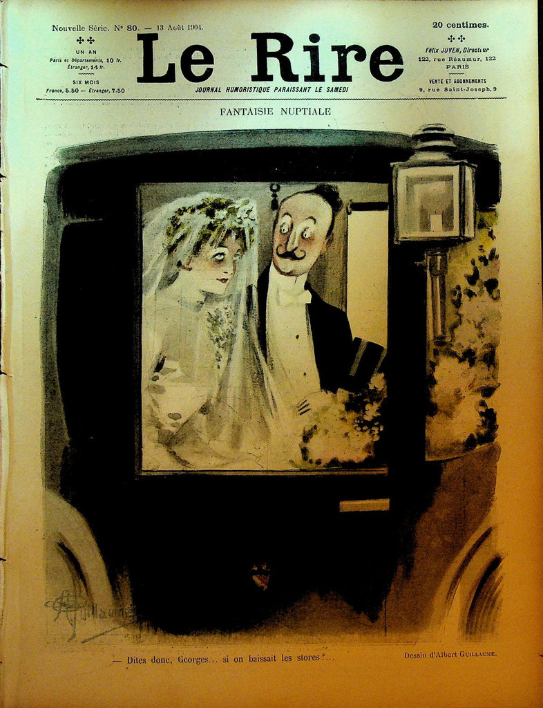 La Rire French Humor Magazine New Series 80 August 13 19040