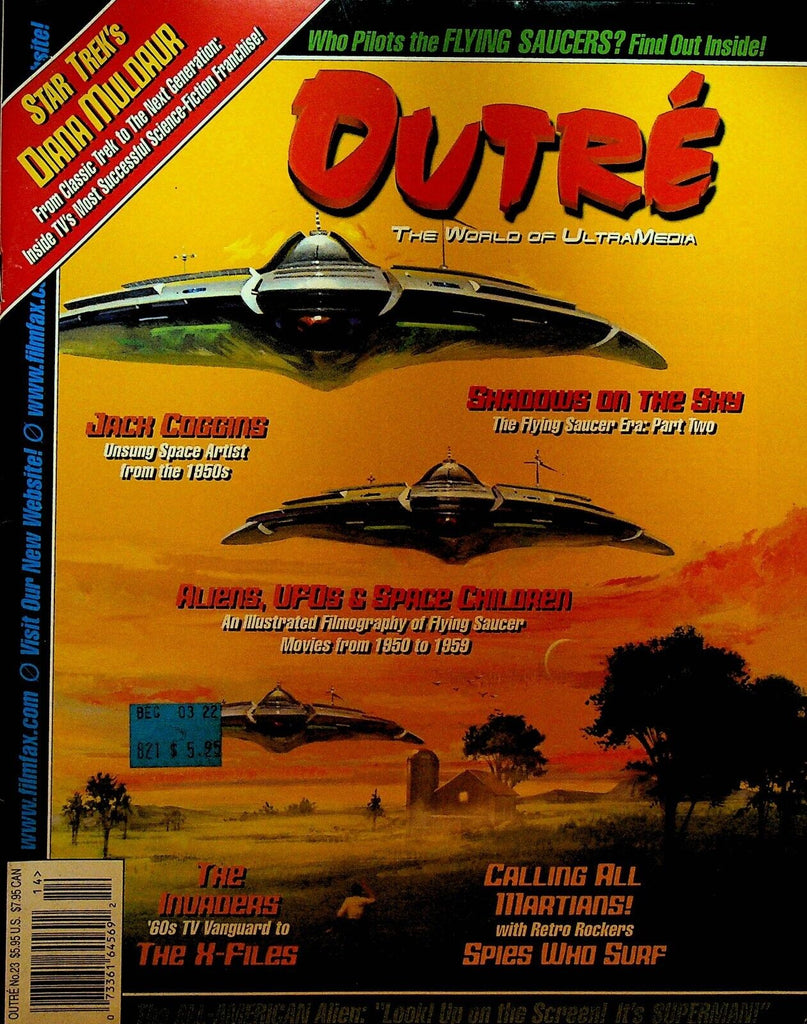 Outre Magazine 23 Diana Muldaur Superman UFO Movies Jack Coggins The Invaders