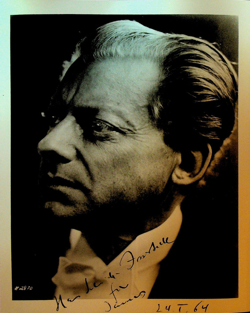 Hans Schmidt-Isserstedt Conductor Autograph Signed Photograph 1960s0