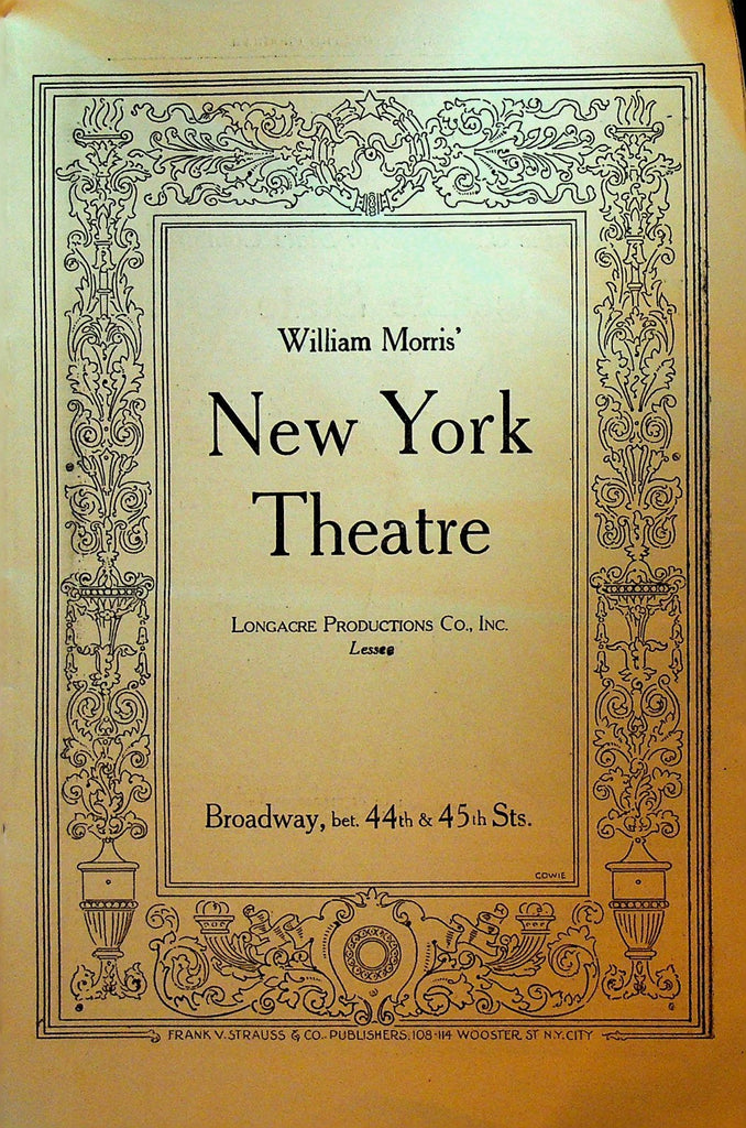 Big Jim Garrity Playbill John Mason October 26 1914 New York Theatre0
