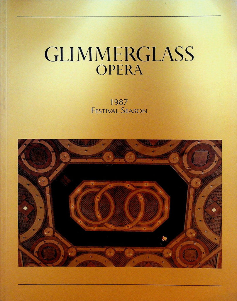 Glimmerglass Opera Program 1987 Cooperstown NY Eugene Onegin0