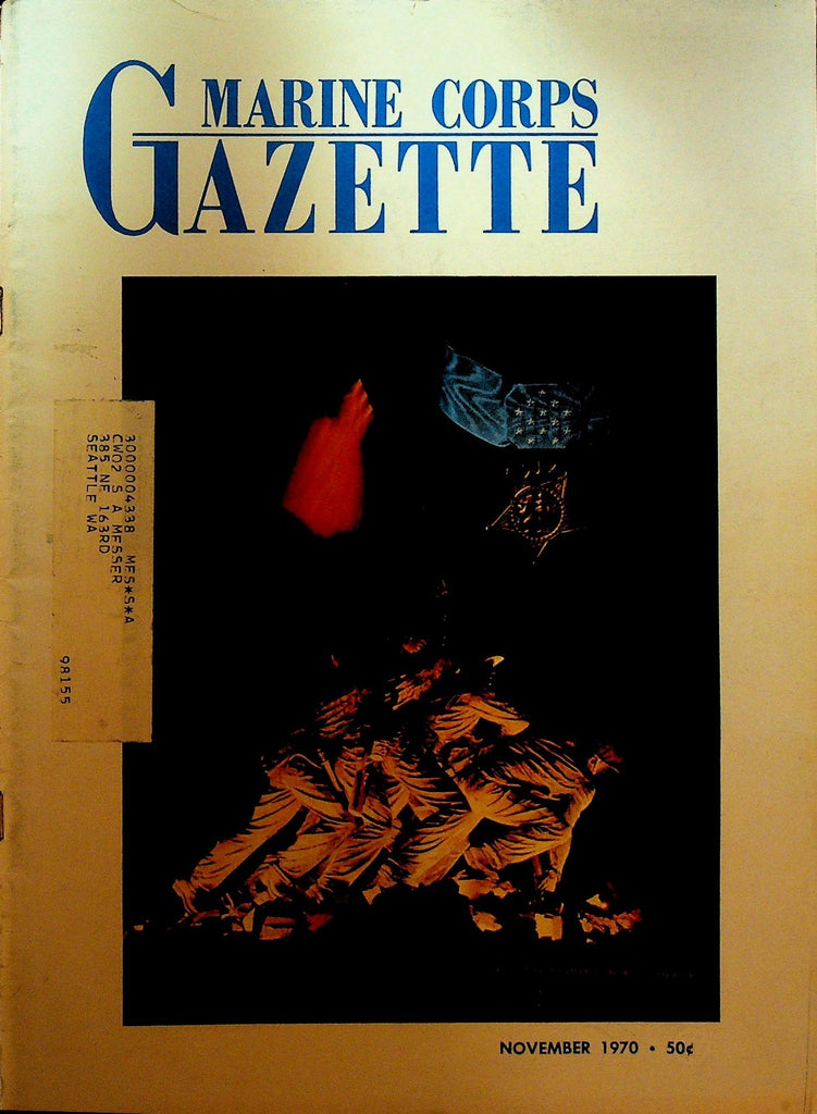 Marine Corps Gazette November 1970 Iwo Jima Memorial Sohoton Cliffs0