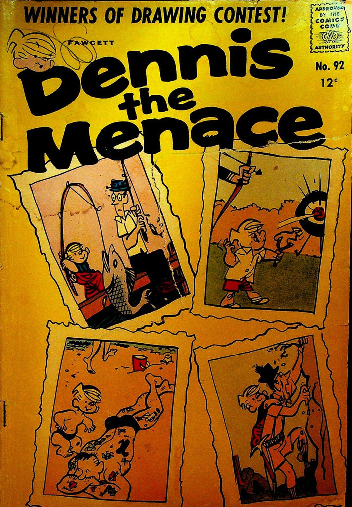 Dennis the Menace 92 Fawcett Comics 1967 Vacation Archery Fishing0