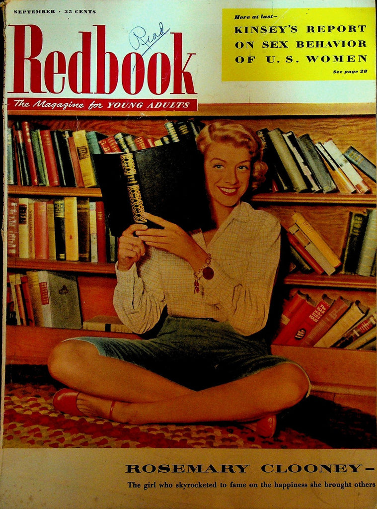 Redbook Magazine September 1953 Rosemary Clooney Mickey Mouse Laura Saunders0