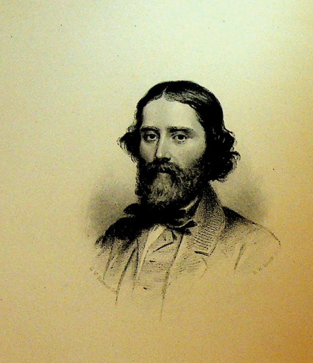 James Russell Lowe Poet Print 1800s0