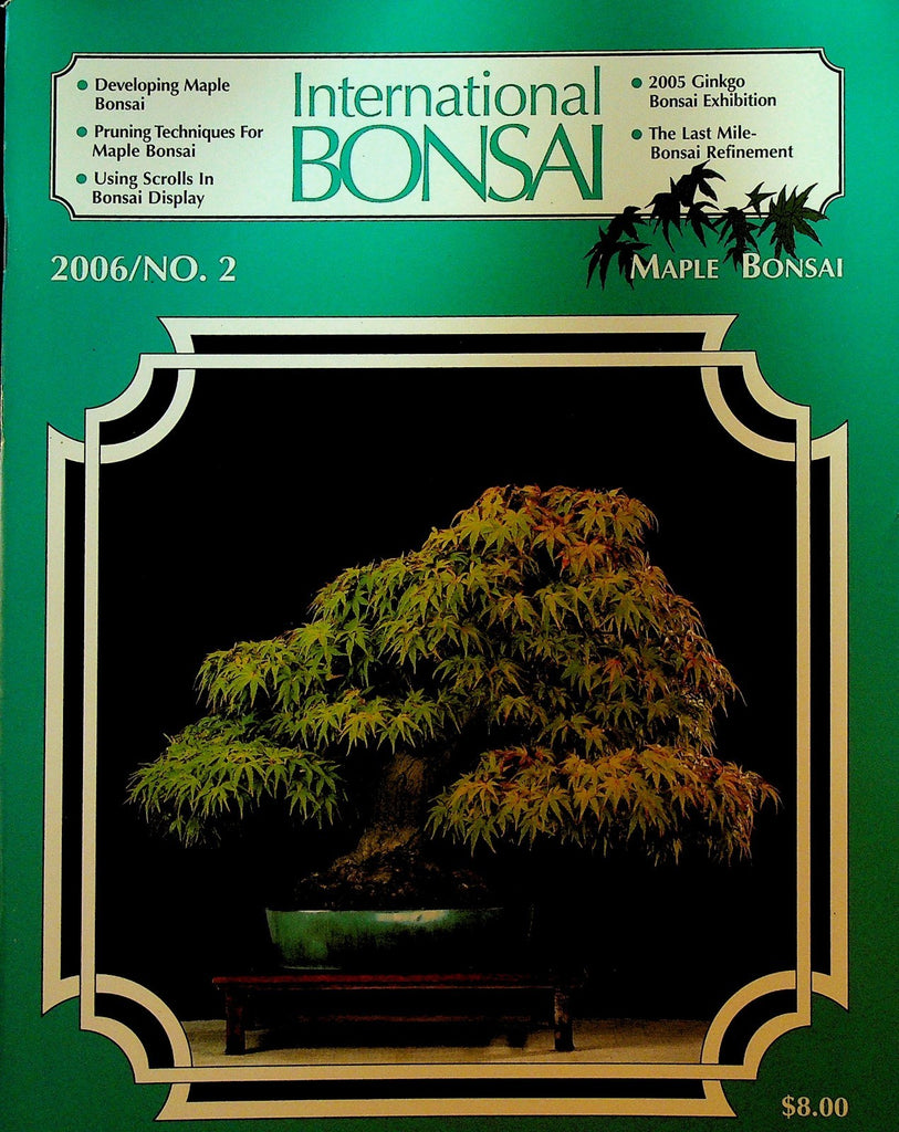 International Bonsai Magazine 2006 #2 Japanese Maple Bonsai Kei Do Tokonoma0
