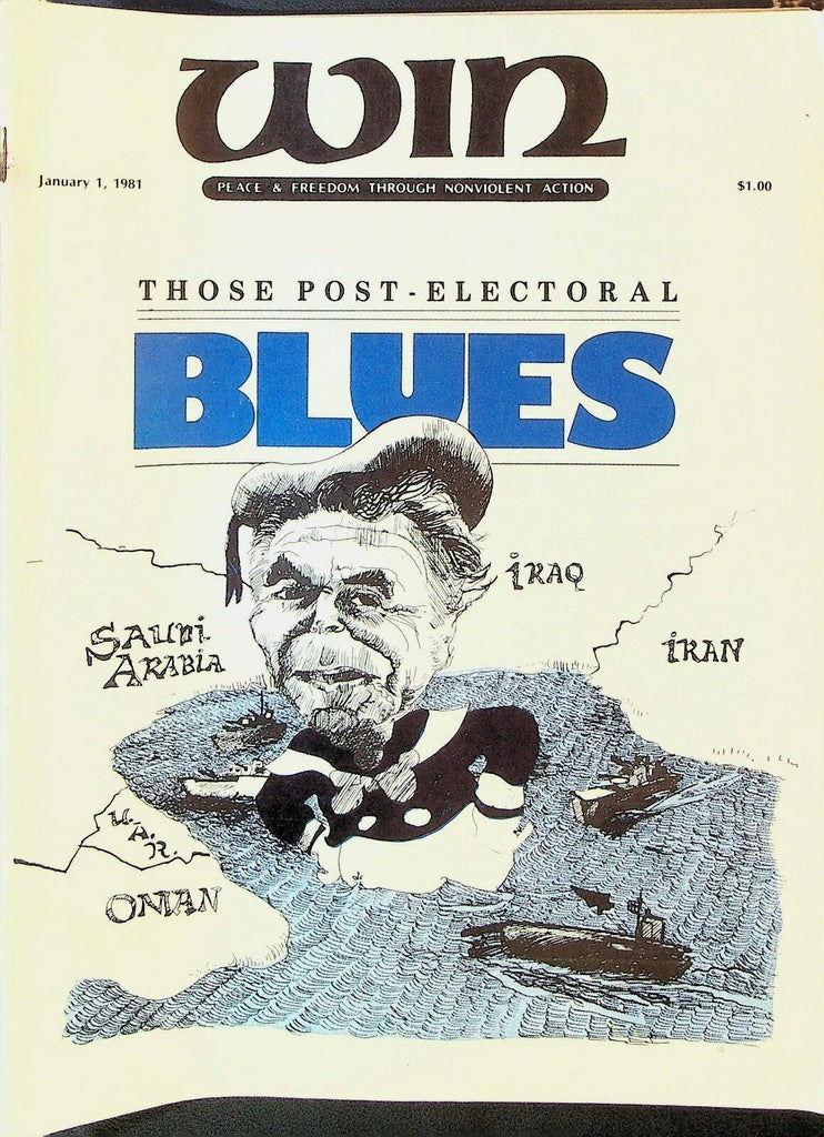 Win Magazine January 1 1981 Ronald Reagan Harry Truman Ruth Dear0
