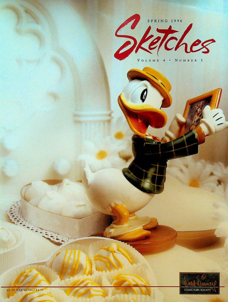Walt Disney Sketches Magazine Spring 1996 Donald Duck Peter Ellenshaw