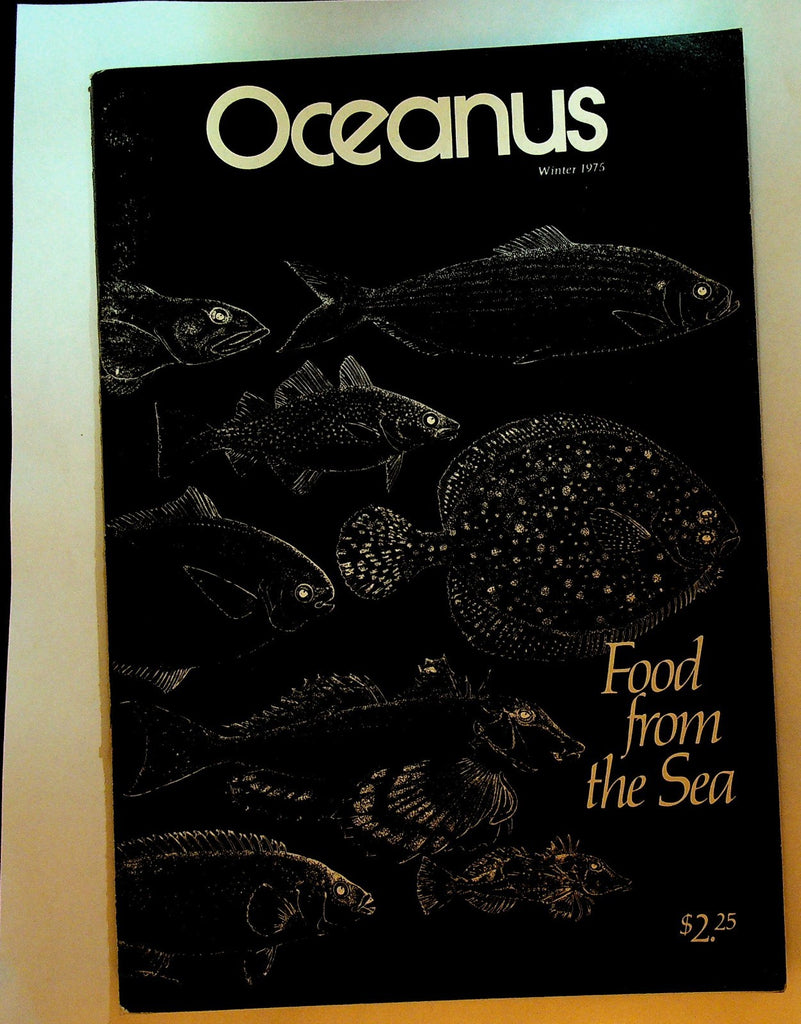 Oceanus Magazine Winter 1975 Mariculture Fisheries New Bedford Massachusetts0