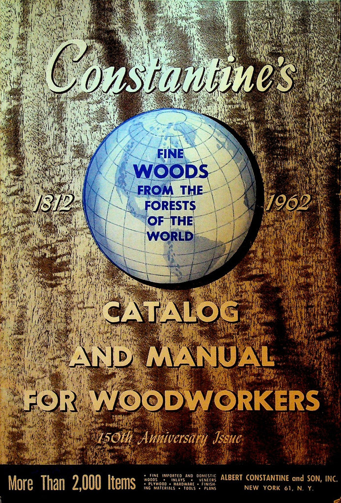 Constantine's Catalog & Manual for Woodworkers 19620