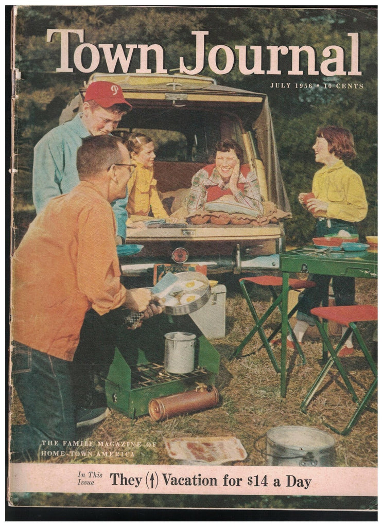 Town Journal July 1956 Gettysburg Udall Tornado Wichita Rodeo Cowboys0