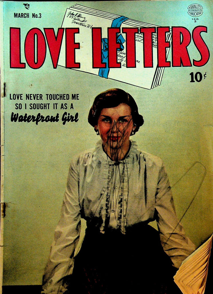 Love Letters 3 Quality Comics 1950 Golden Age Romance Comic0