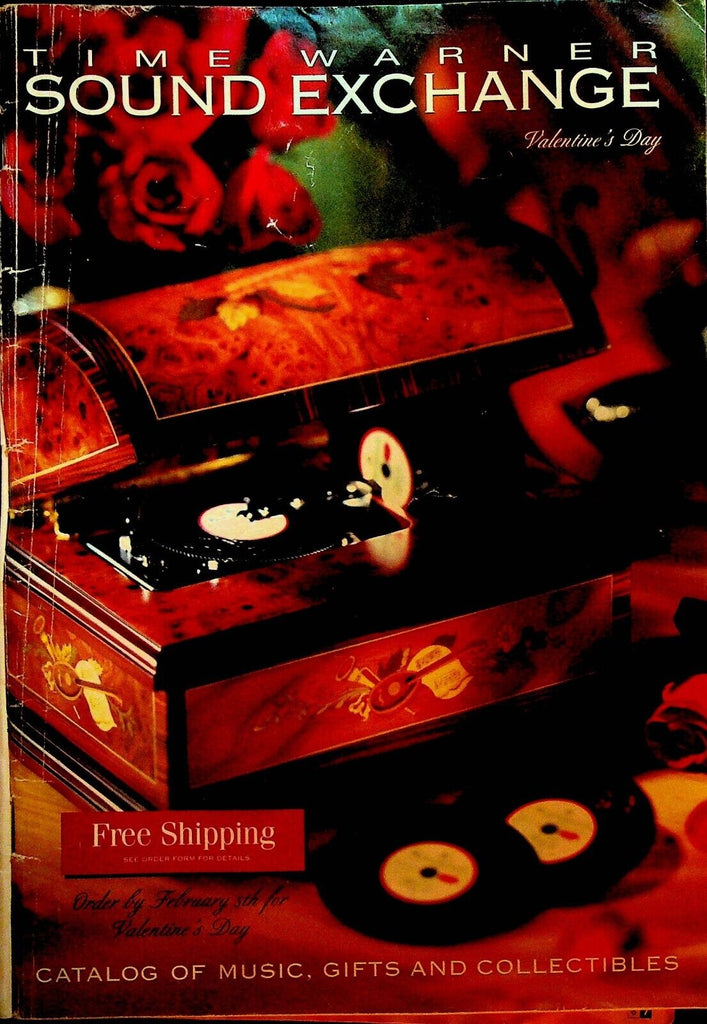 Time Warner Sound Exchange Catalog Valentine's 1996 Music Gifts Collectibles