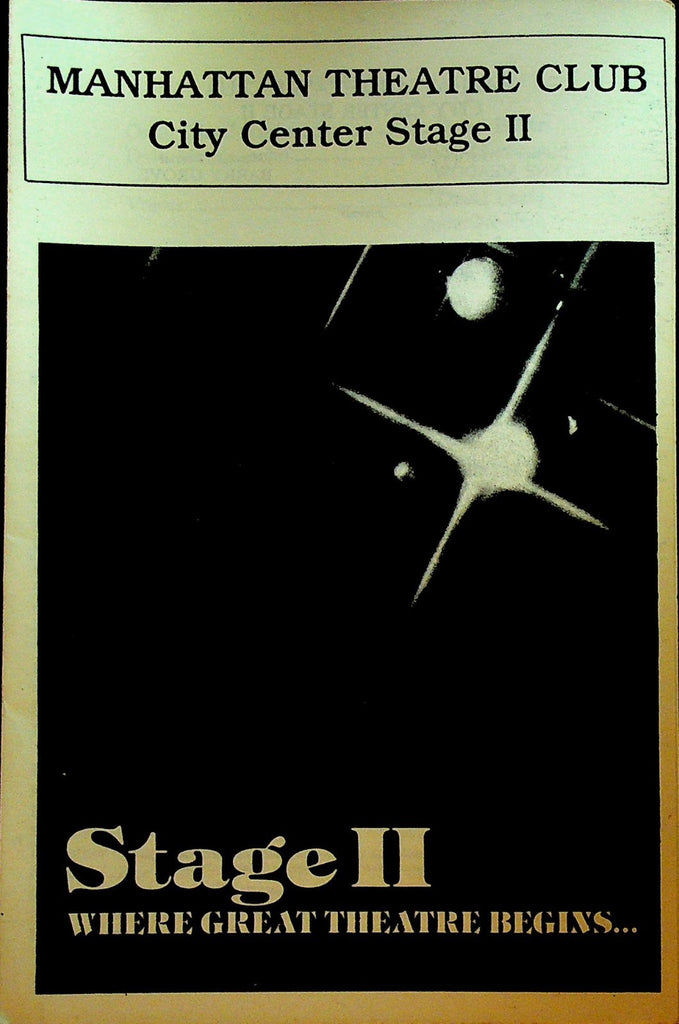 Wolf-Man Playbill Wolfman November 1989 Dylan Baker Patricia Clarkson0