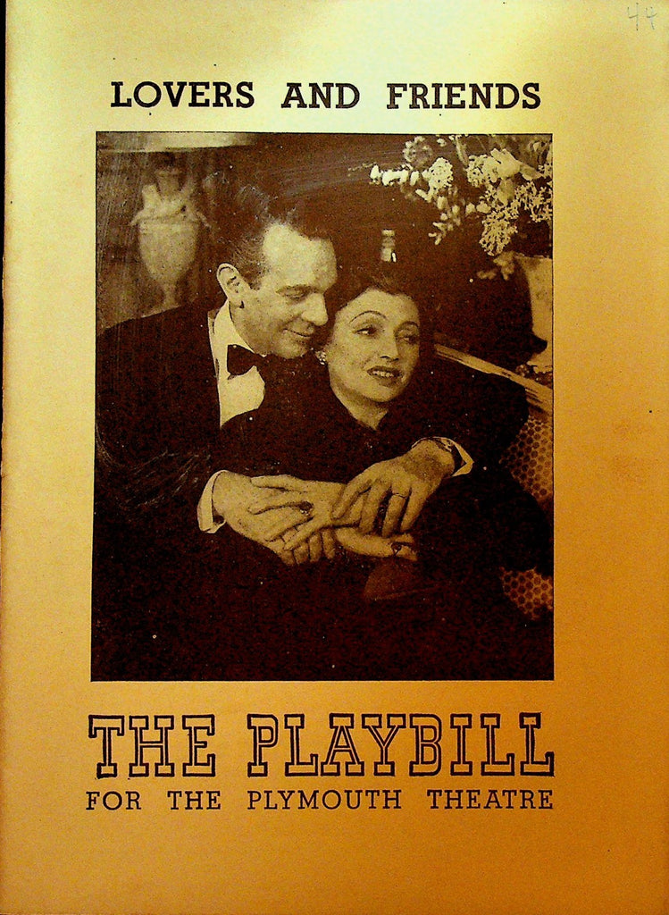 Lovers & Friends Playbill February 13 1944 Katharine Cornell Raymond Massey0