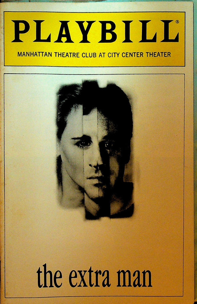 The Extra Man Playbill May 1992 Adam Arkin John Slattery Boyd Gaines0