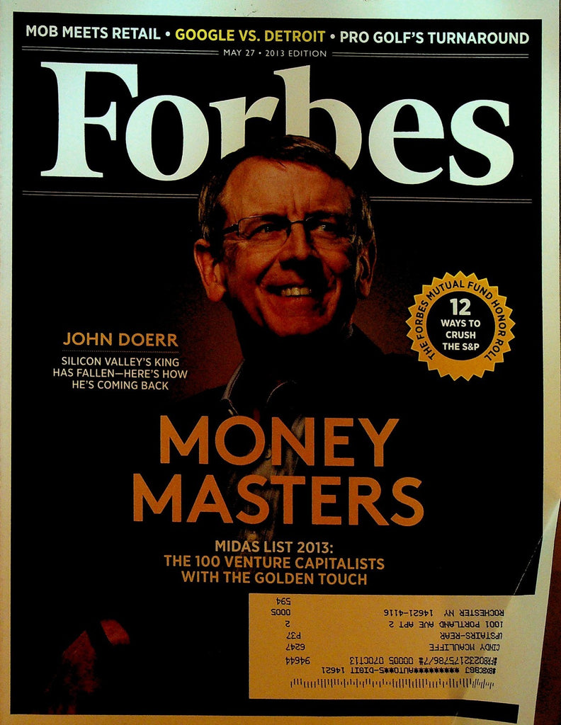 Forbes Magazine May 27 2013 John Doerr Shonda Rhimes Tim Finchem0