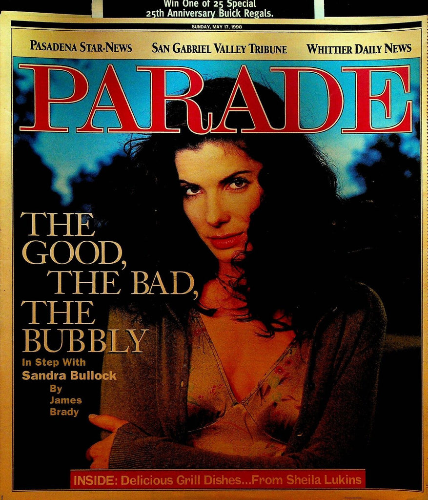 Parade Magazine May 17 1998 Sandra Bullock Sheila Lukins Ben Affleck
