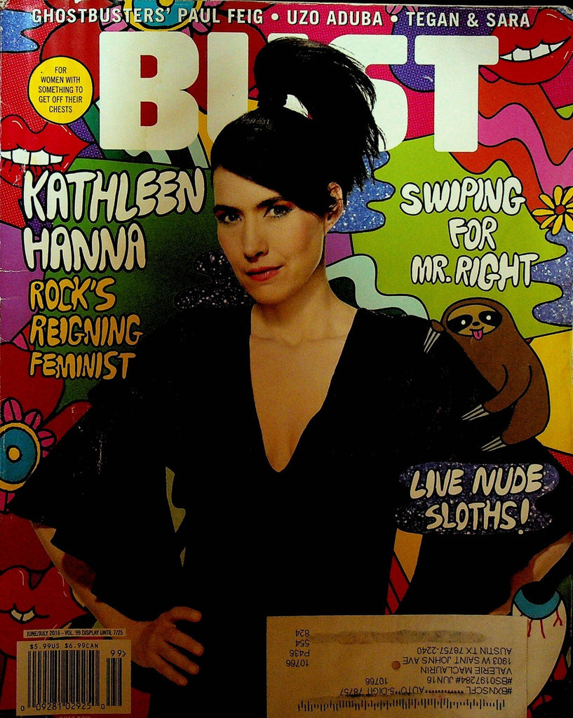 Bust Magazine June 2016 Kathleen Hanna Kristin Kontrol Sam Trull Callie Watts0